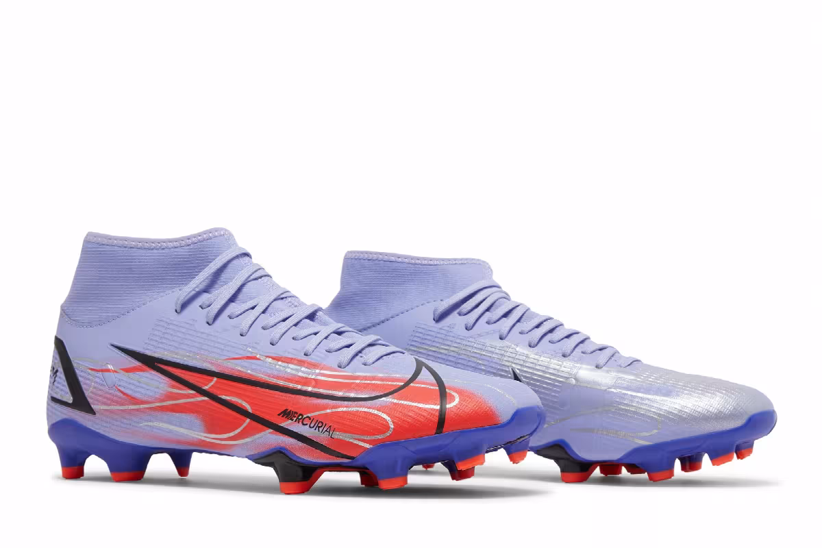 Kylian Mbappé x Nike Mercurial Superfly 8 Academy MG Flames, view 9