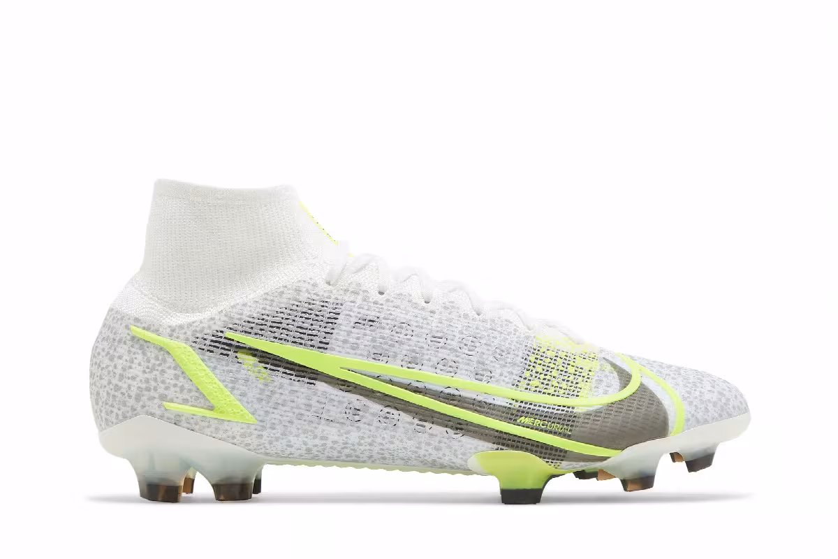 Nike Mercurial Superfly 8 Elite FG White Volt, view 2