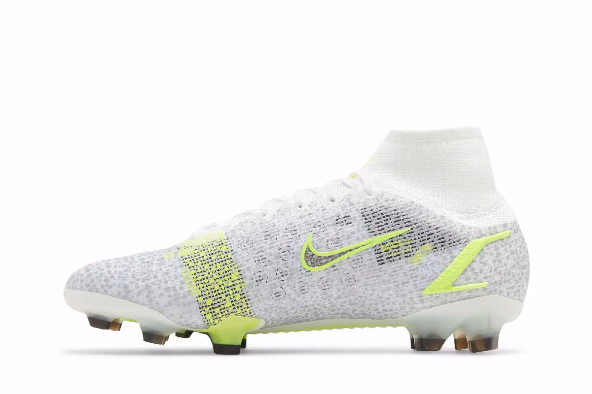 Nike Mercurial Superfly 8 Elite FG White Volt, view 4