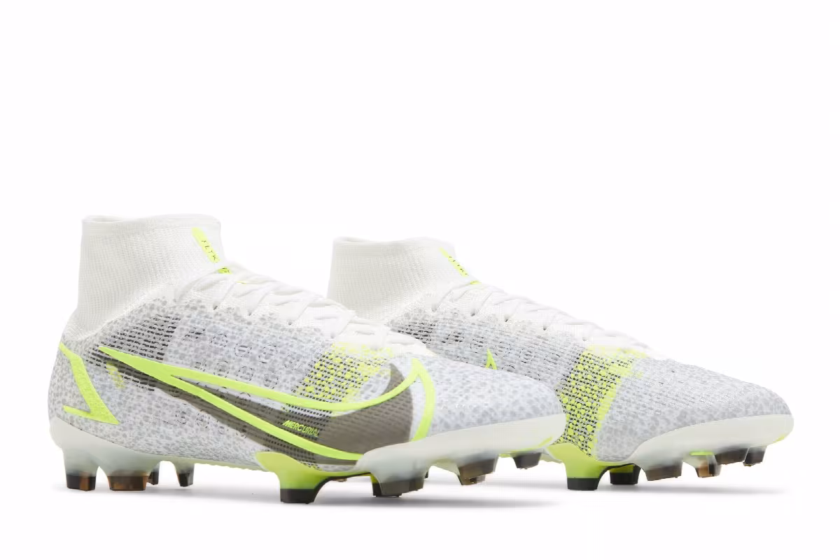 Nike Mercurial Superfly 8 Elite FG White Volt, view 9