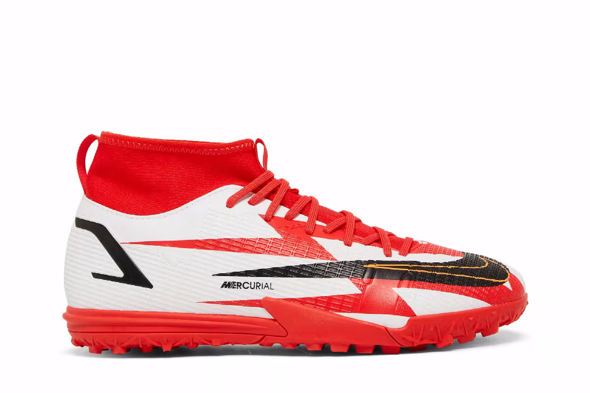 Nike Mercurial Superfly 8 Academy CR7 TF GS Chile Red, view 2