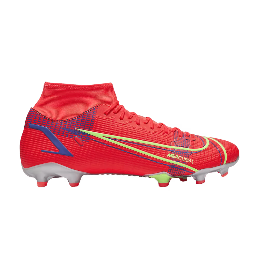 Nike Mercurial Superfly 8 Academy MG Bright Crimson Indigo Burst