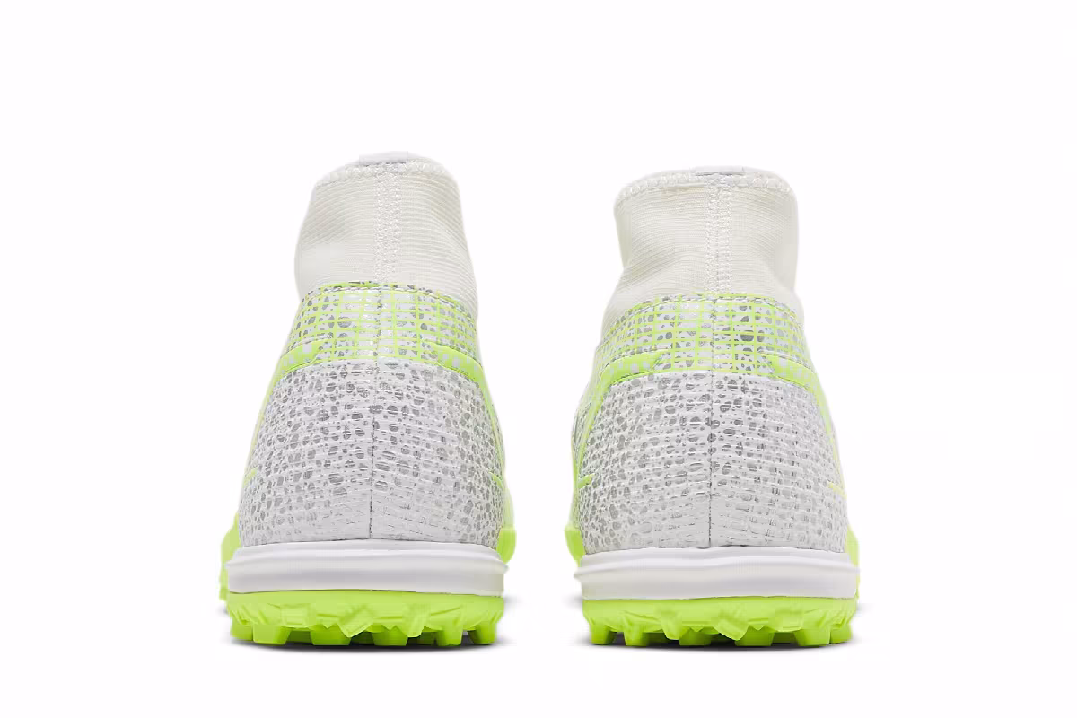 Nike Mercurial Superfly 8 Academy TF Metallic Silver Volt, view 7