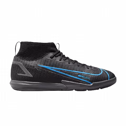 Nike Mercurial Superfly 8 Academy IC GS 'Black Photo Blue'