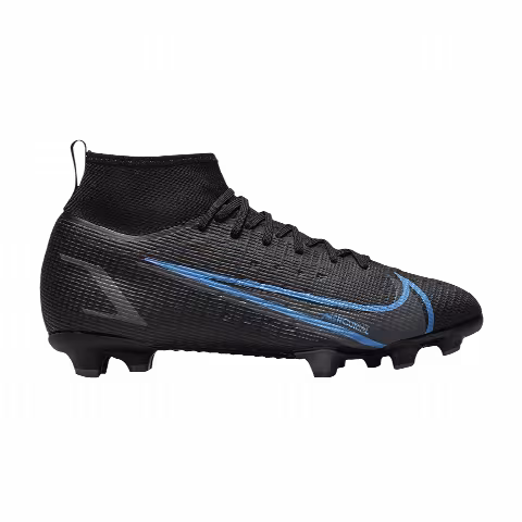 Nike Mercurial Superfly 8 Pro FG GS 'Black Photo Blue'