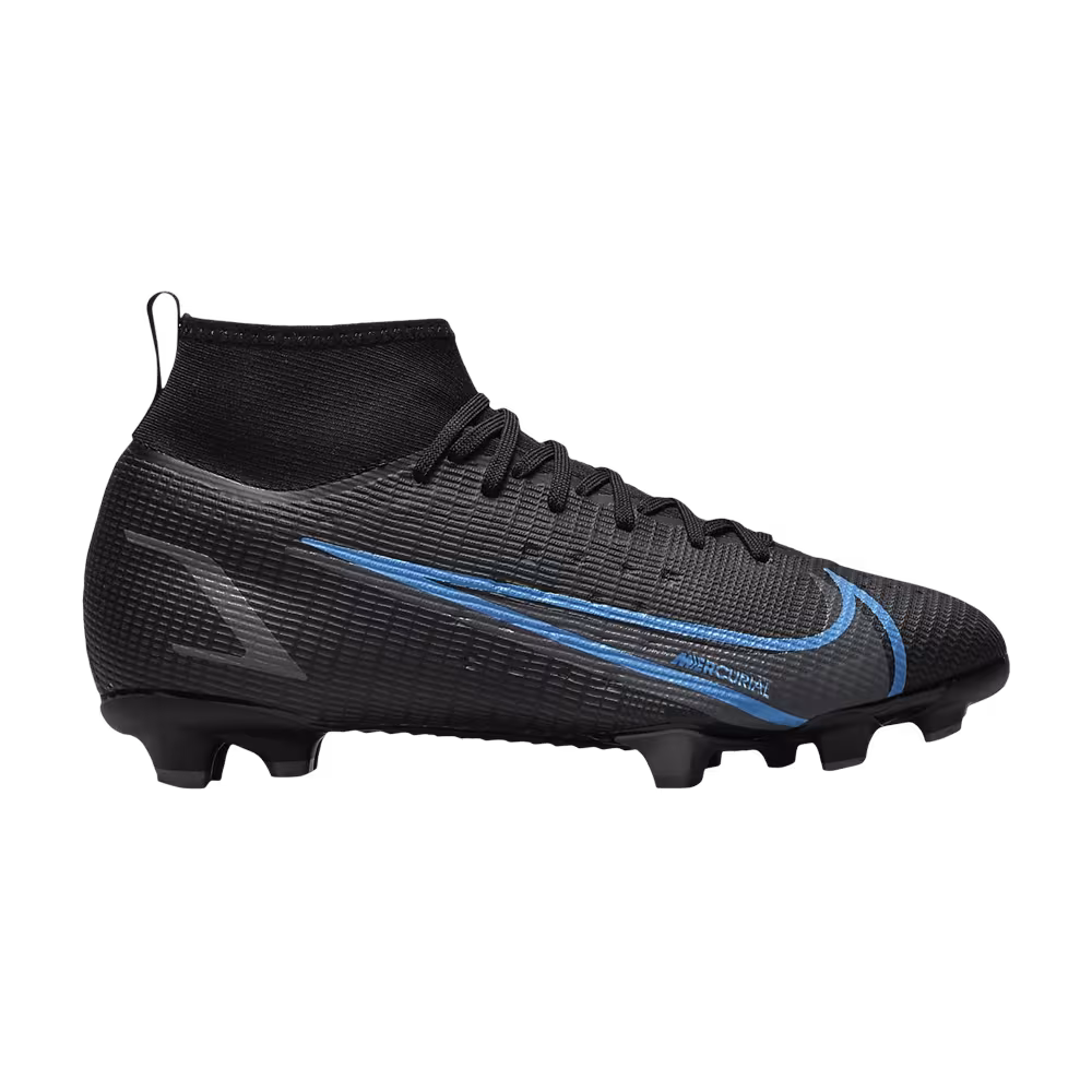 Nike Mercurial Superfly 8 Pro FG GS Black Photo Blue