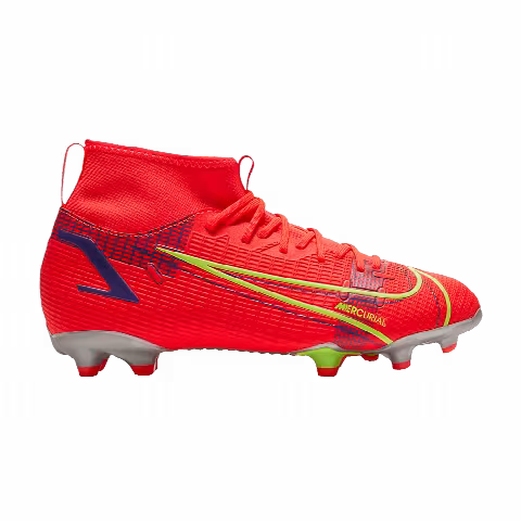 Nike Mercurial Superfly 8 Academy MG GS 'Bright Crimson Indigo Burst'