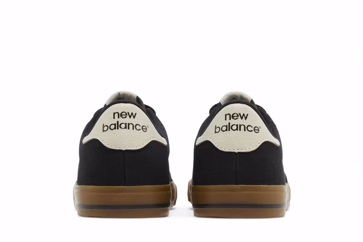 New Balance Numeric 212 Pro Court Black Timberwolf Gum, view 7