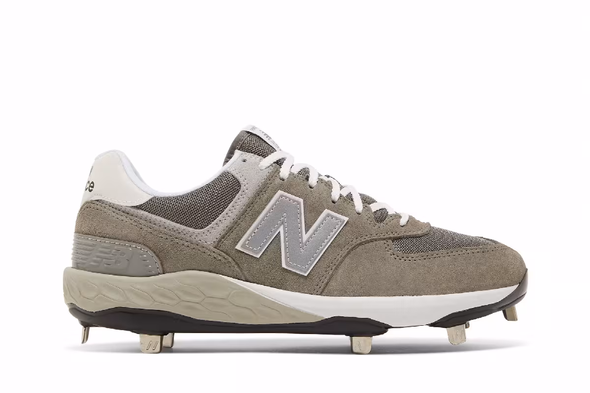 New Balance Fresh Foam X 574 Cleat Shark Skin, view 2