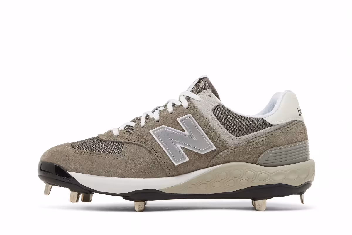New Balance Fresh Foam X 574 Cleat Shark Skin, view 4