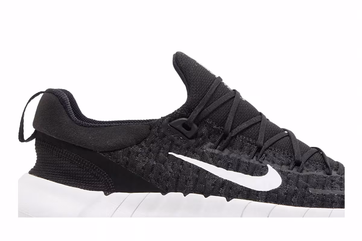Nike Free Run 5.0 Black White, view 3