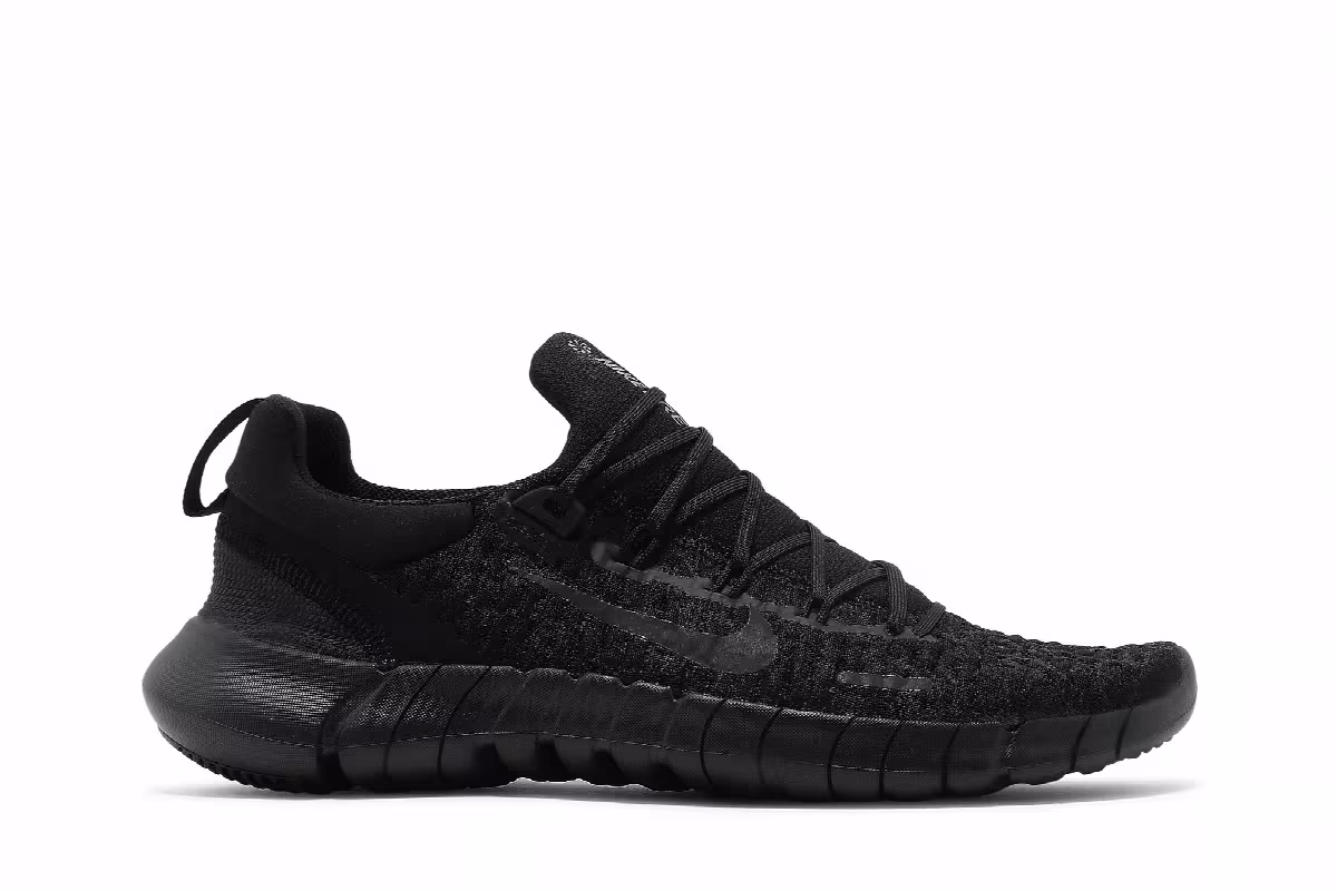 Nike Free Run 5.0 Black Off Noir, view 2