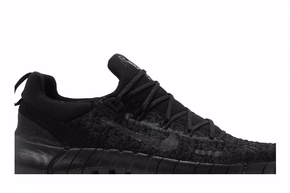 Nike Free Run 5.0 Black Off Noir, view 3