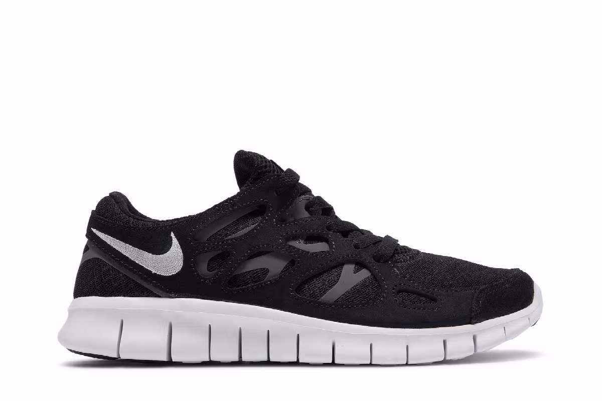 Nike Women's Free Run 2 Black Dark Grey, view 2