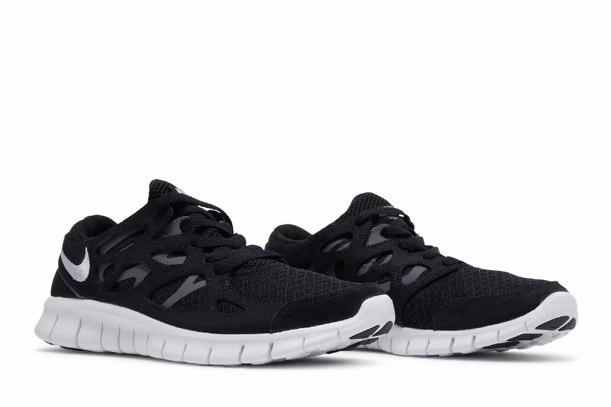 Nike Women's Free Run 2 Black Dark Grey, view 9