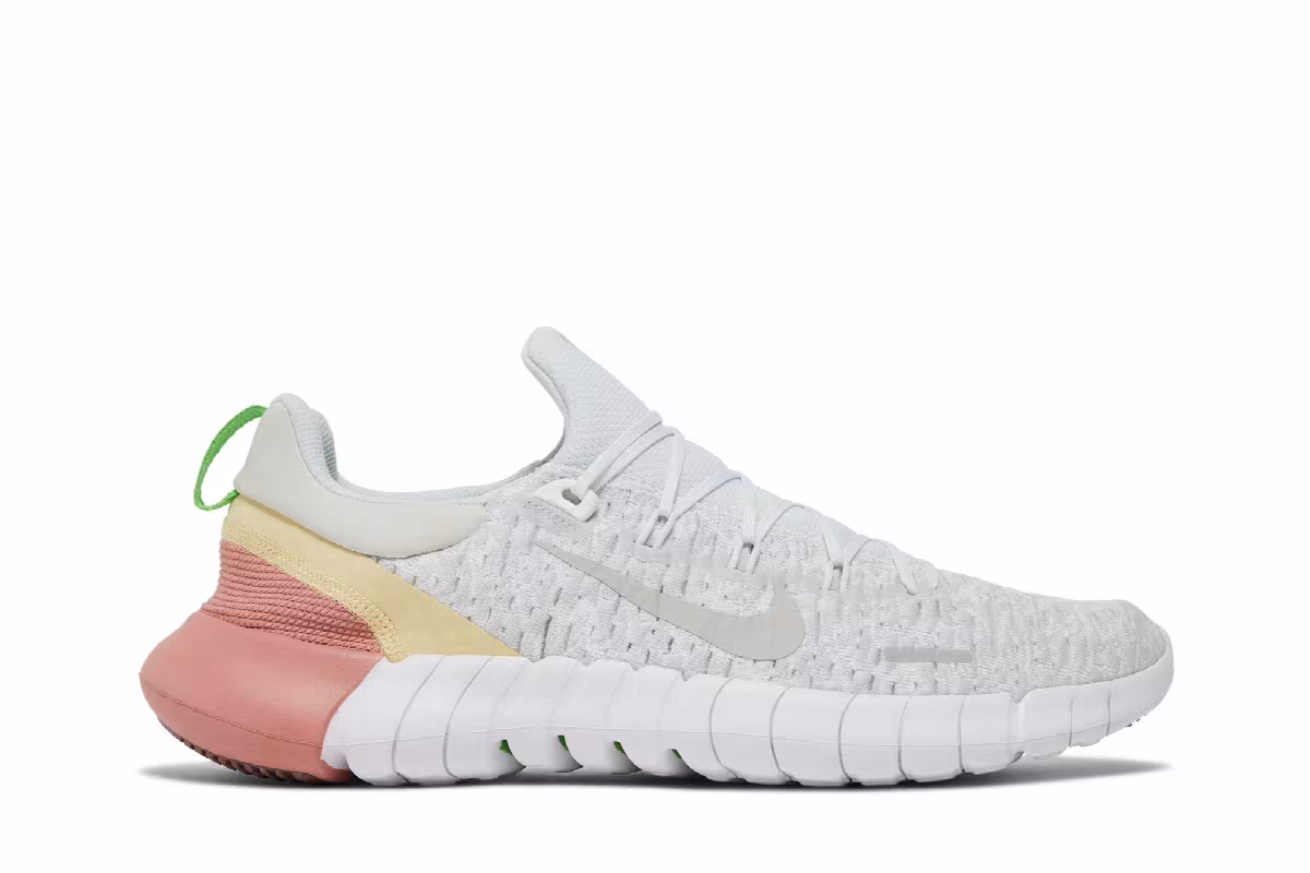 Nike Free Run 5.0 Off White Pink, view 2