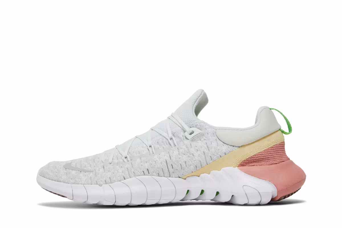 Nike Free Run 5.0 Off White Pink, view 4