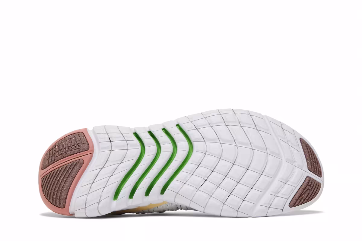 Nike Free Run 5.0 Off White Pink, view 5
