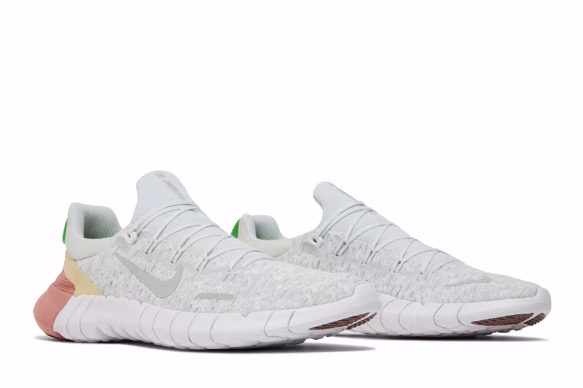 Nike Free Run 5.0 Off White Pink, view 9