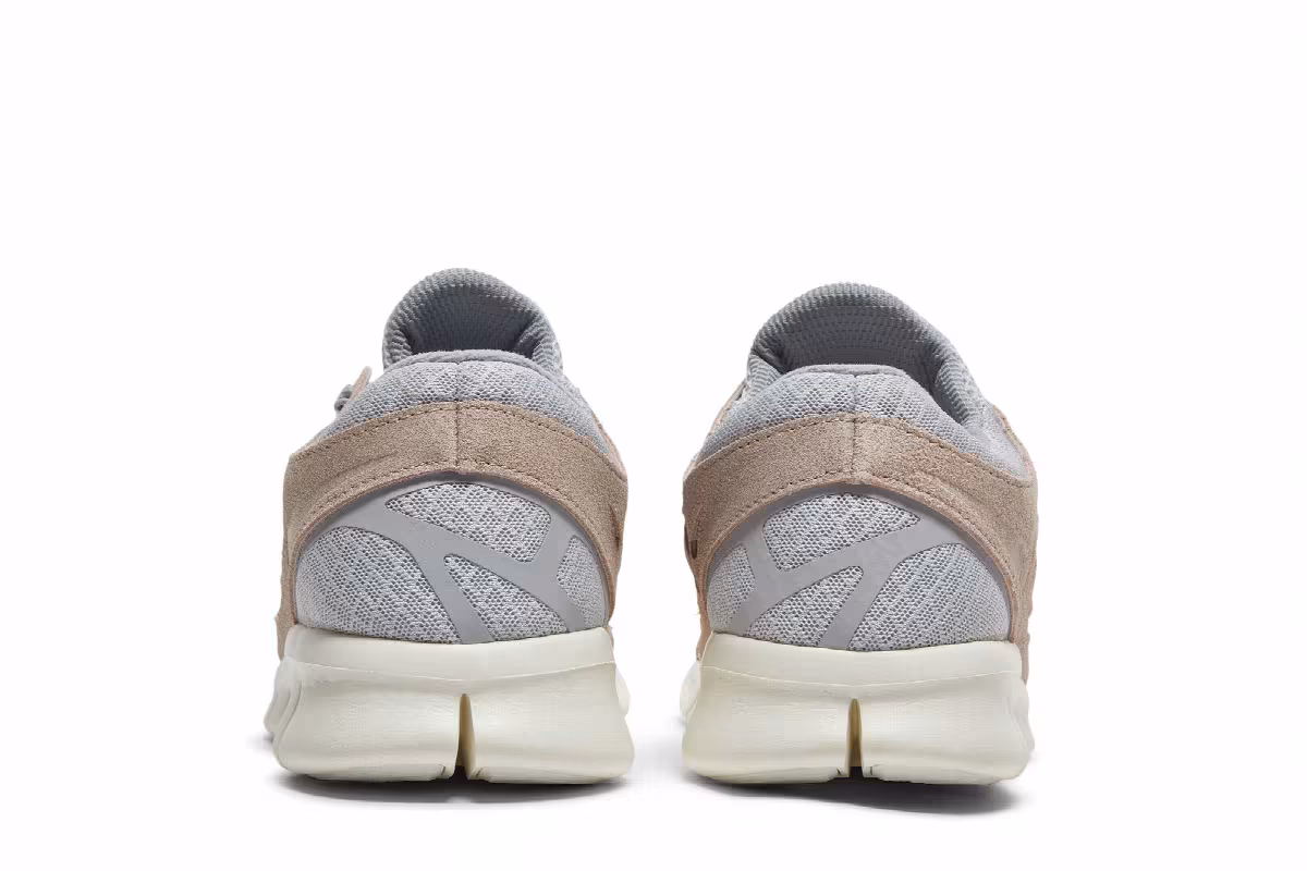 Nike Free Run 2 Wolf Grey Fossil Stone, view 7