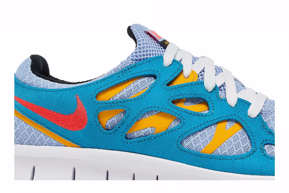 Nike Free Run 2 Cyber Teal Aluminum, view 3