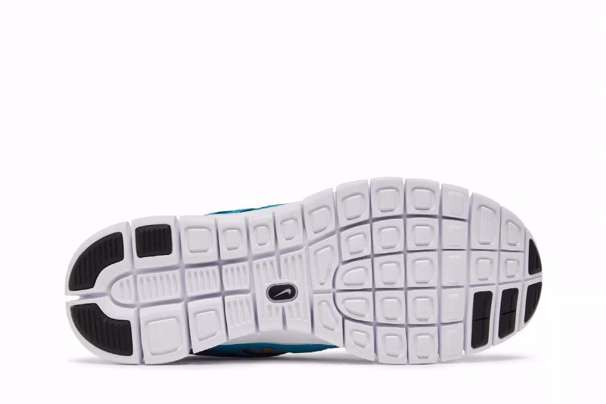 Nike Free Run 2 Cyber Teal Aluminum, view 5