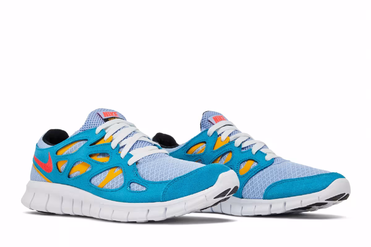 Nike Free Run 2 Cyber Teal Aluminum, view 9