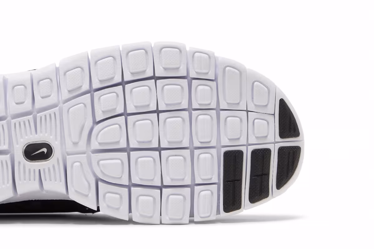 Nike Free Run 2 GS Black White, view 6