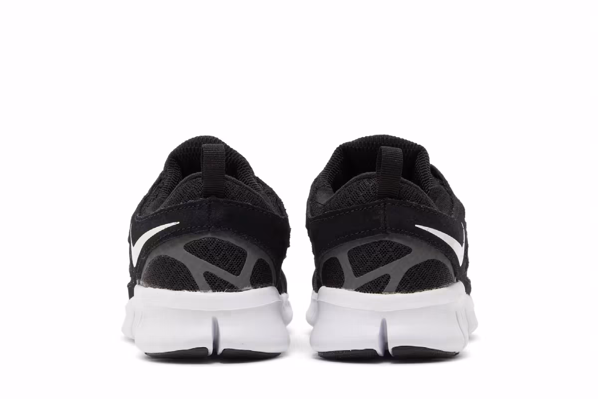Nike Free Run 2 GS Black White, view 7