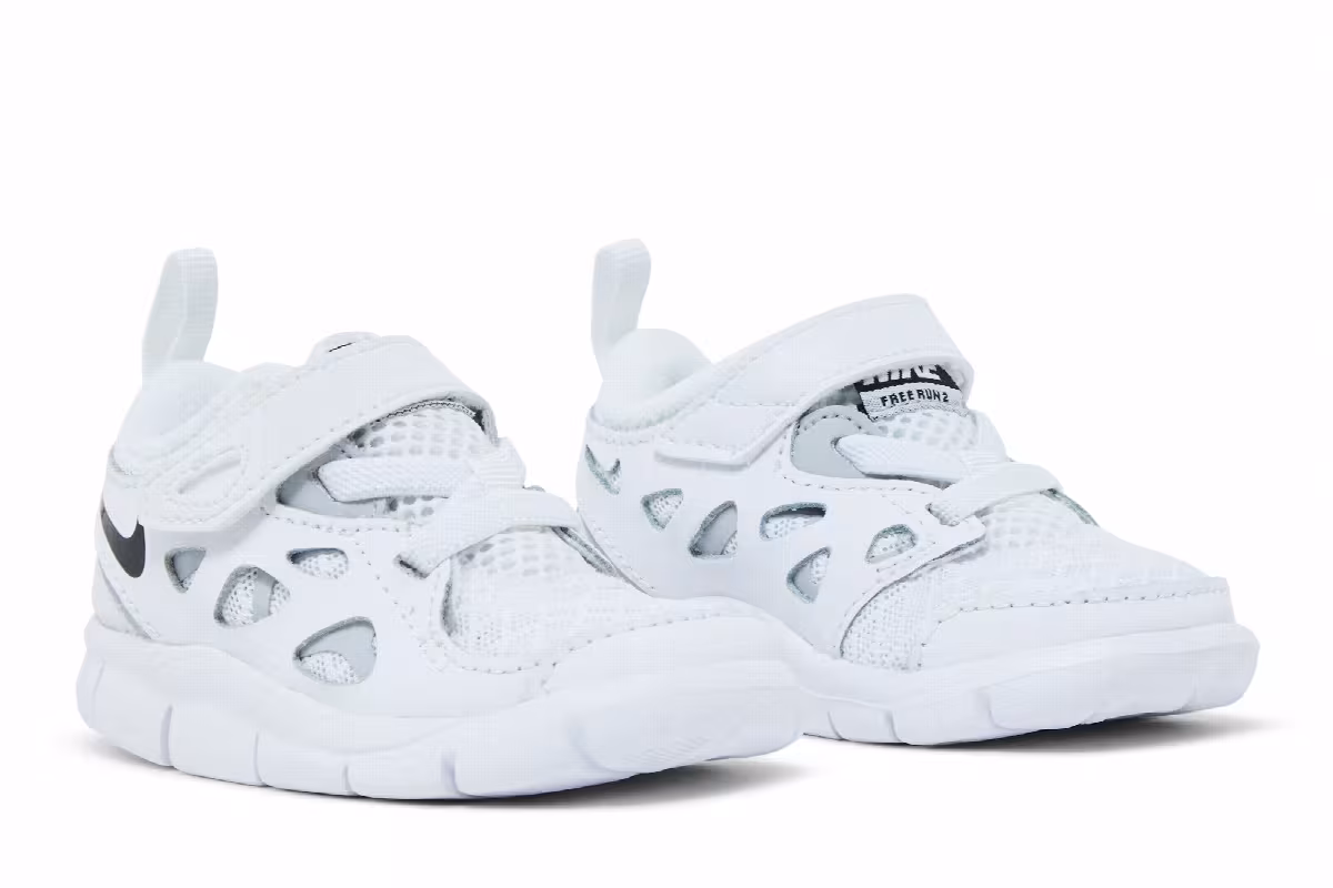 Nike Free Run 2 TD White Black, view 9