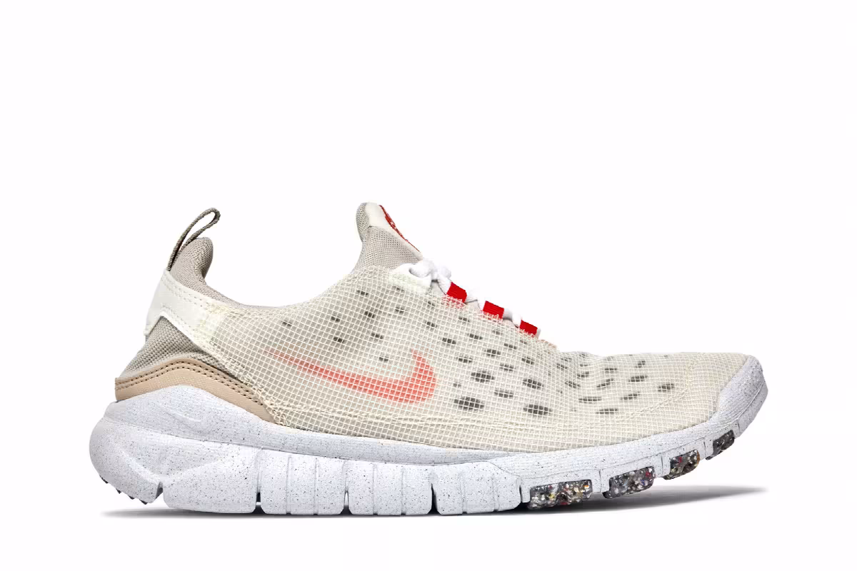 Nike Free Run Trail Crater Cream Orange, view 2