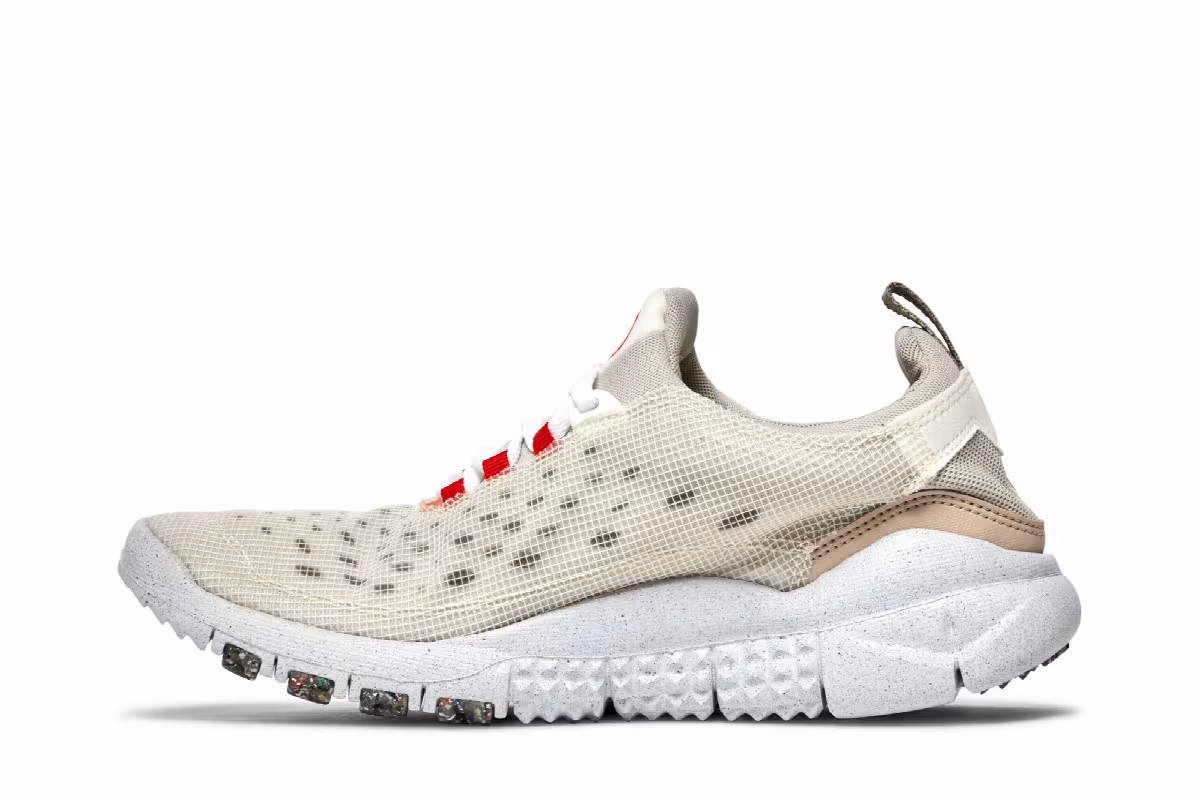 Nike Free Run Trail Crater Cream Orange, view 4