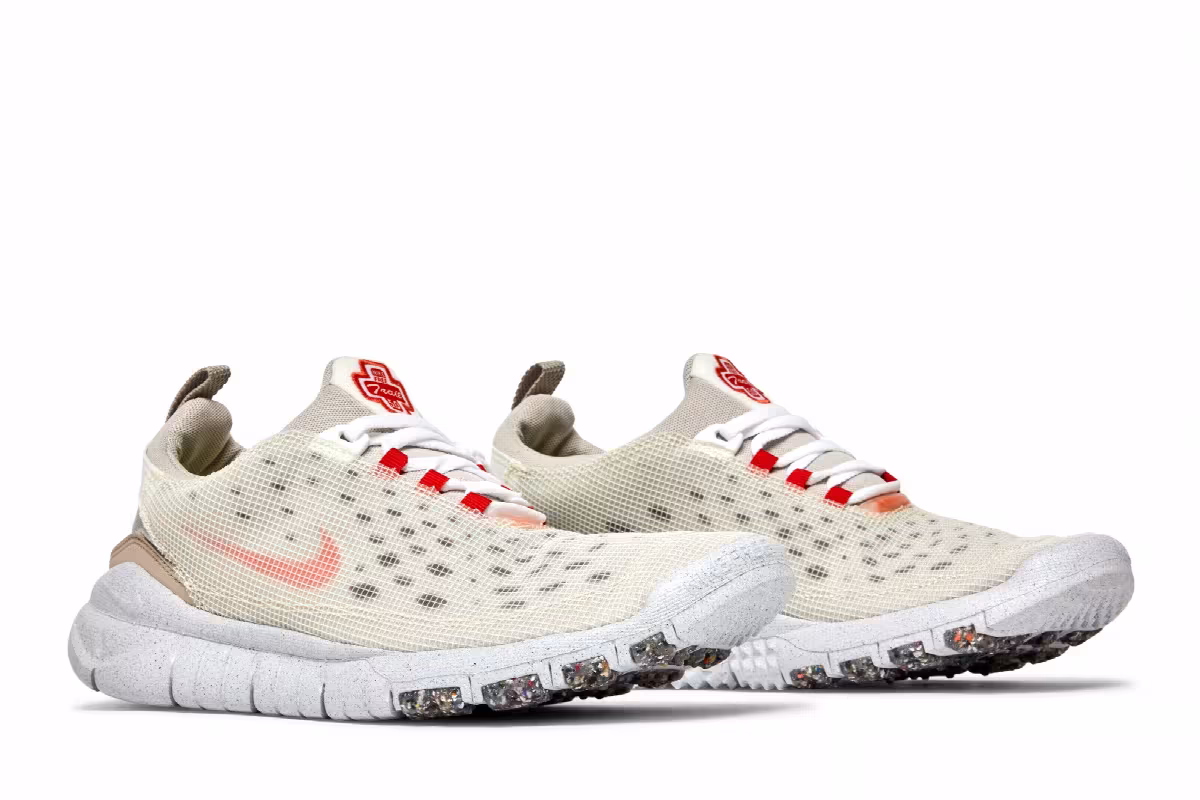 Nike Free Run Trail Crater Cream Orange, view 9