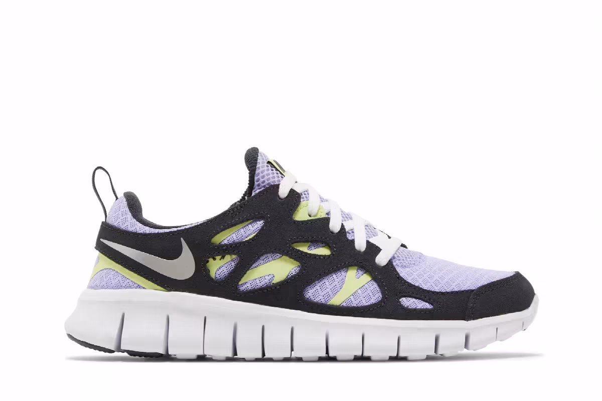 Nike Free Run 2 GS Purple Pulse Light Lemon Twist, view 2