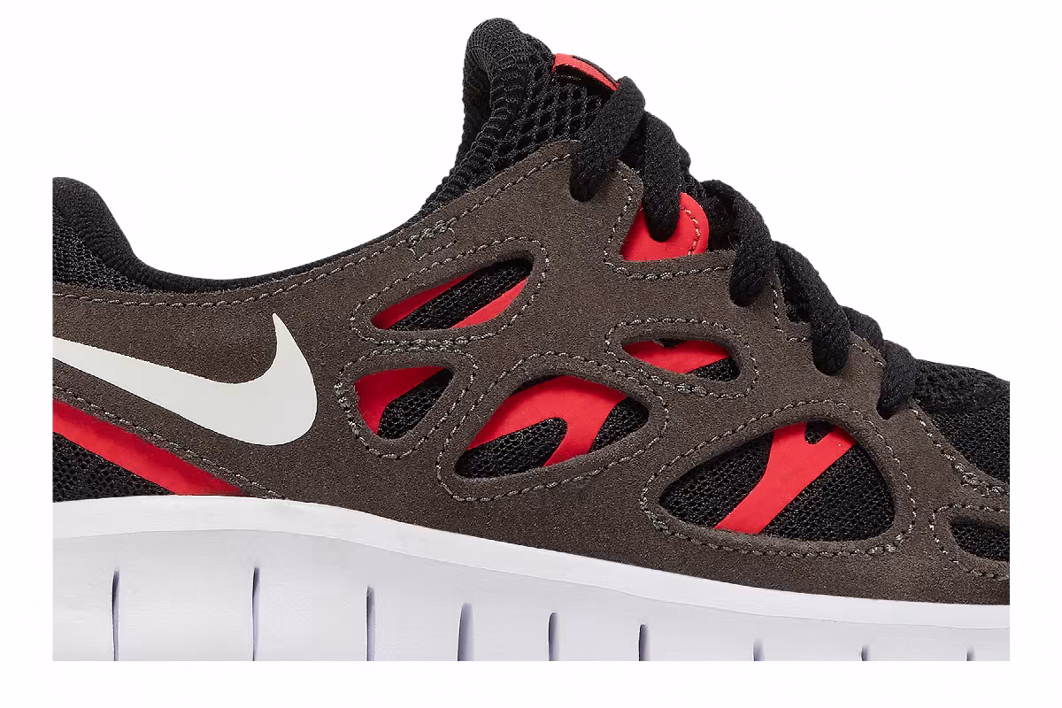 Nike Free Run 2 GS Black Siren Red, view 3