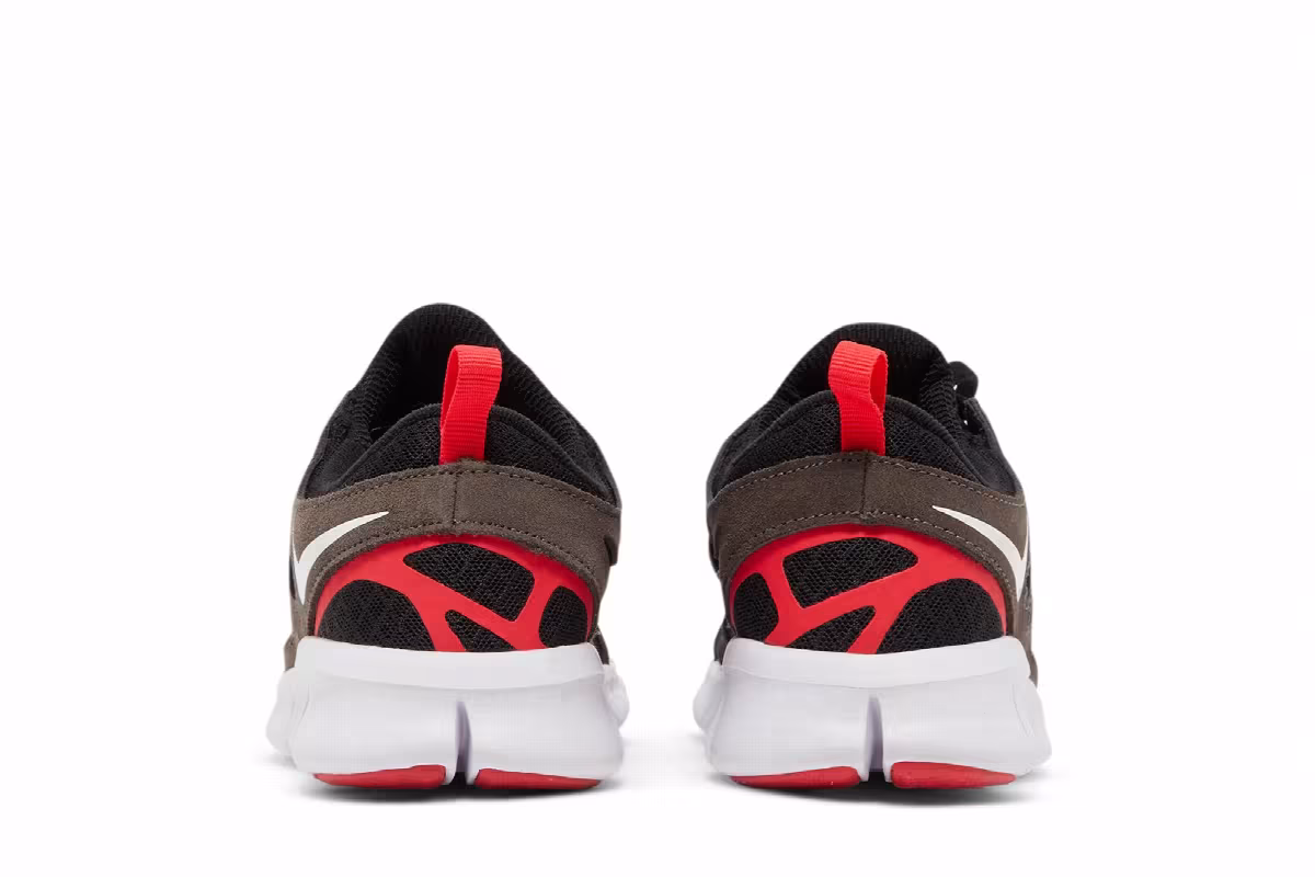 Nike Free Run 2 GS Black Siren Red, view 7