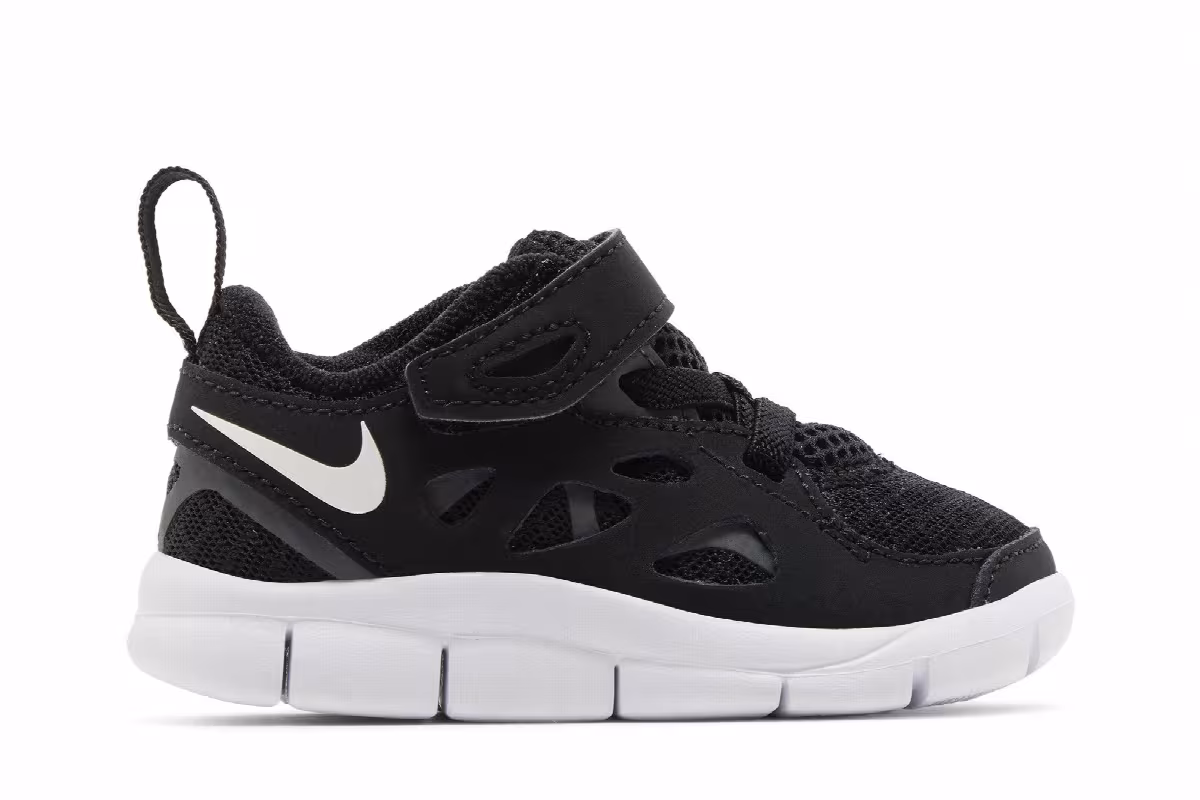 Nike Free Run 2 TD Black White, view 2