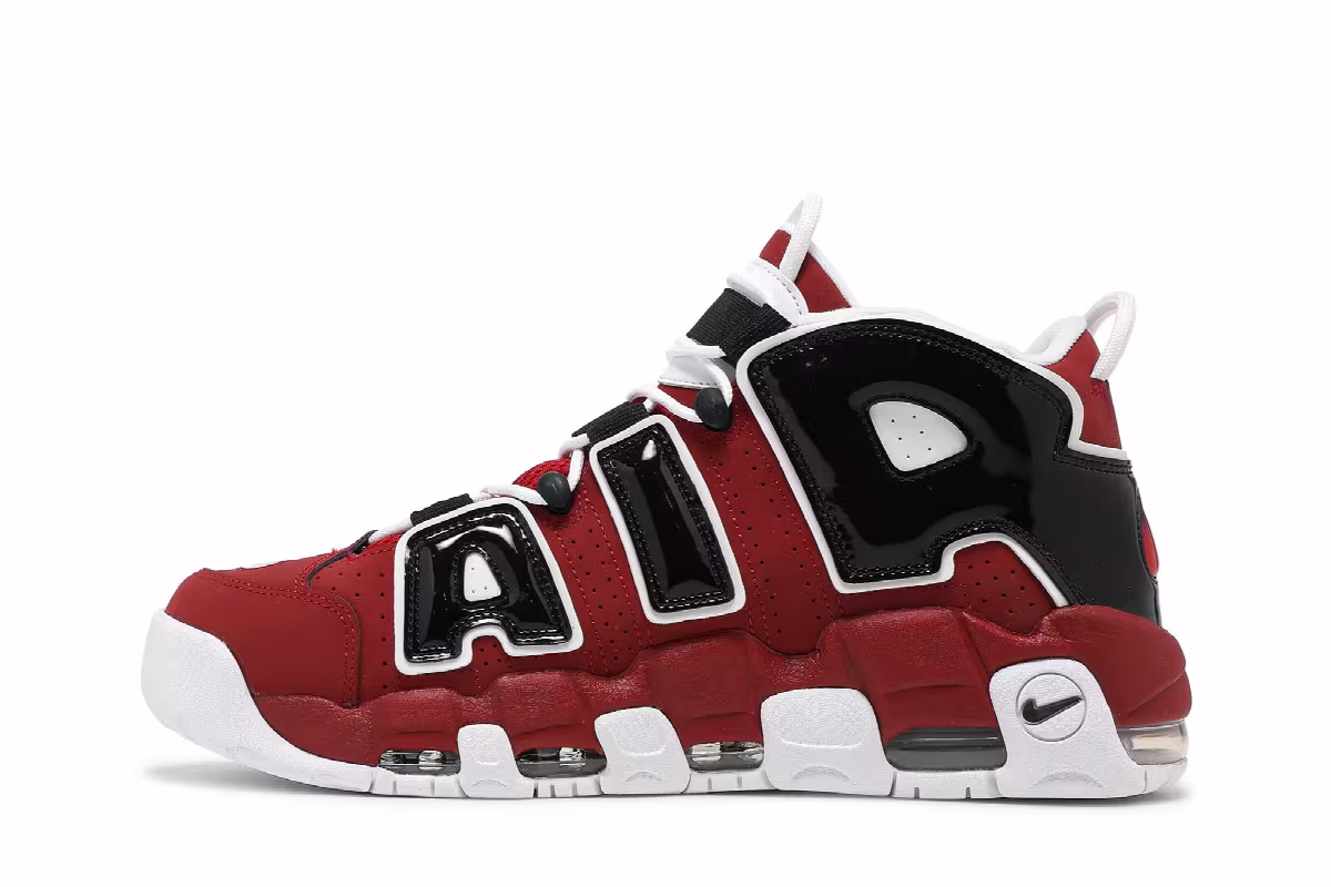 Nike Air More Uptempo Bulls 2021, view 4