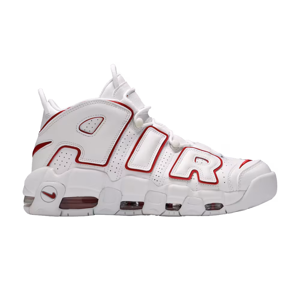 Nike Air More Uptempo White Varsity Red 2021