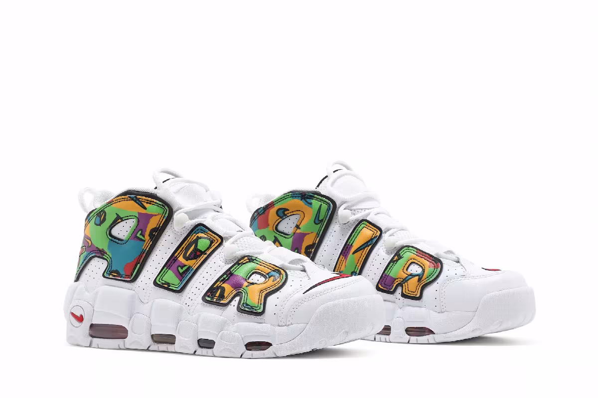 Nike Air More Uptempo Peace, Love, Basketball, view 9