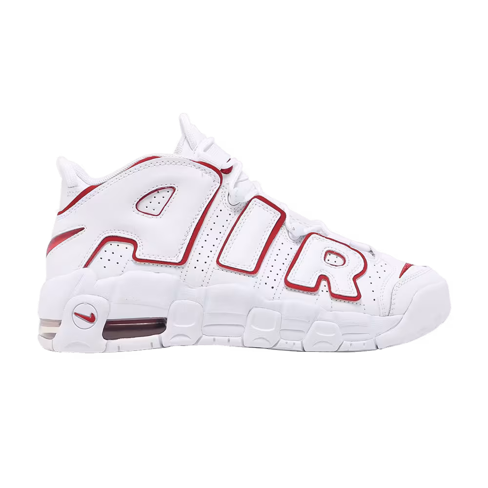 Nike Air More Uptempo GS White Varsity Red 2021