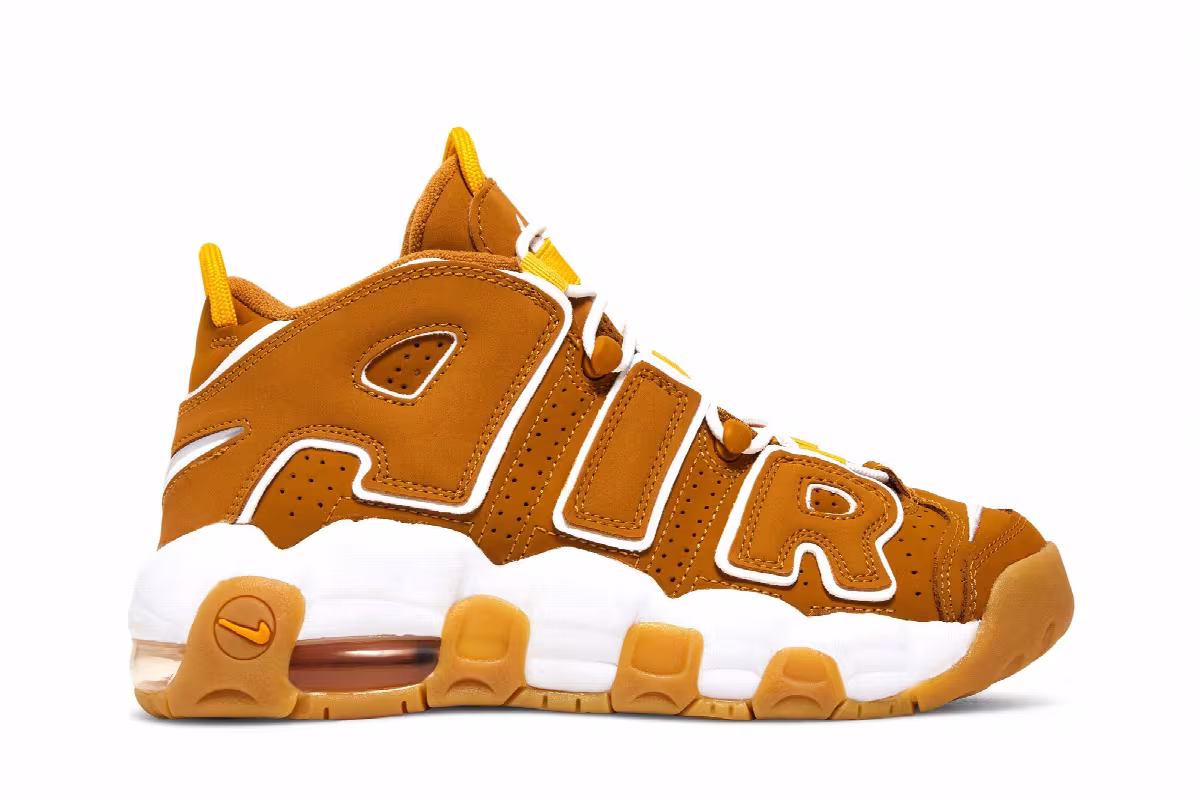 Nike Air More Uptempo GS Wheat, view 2