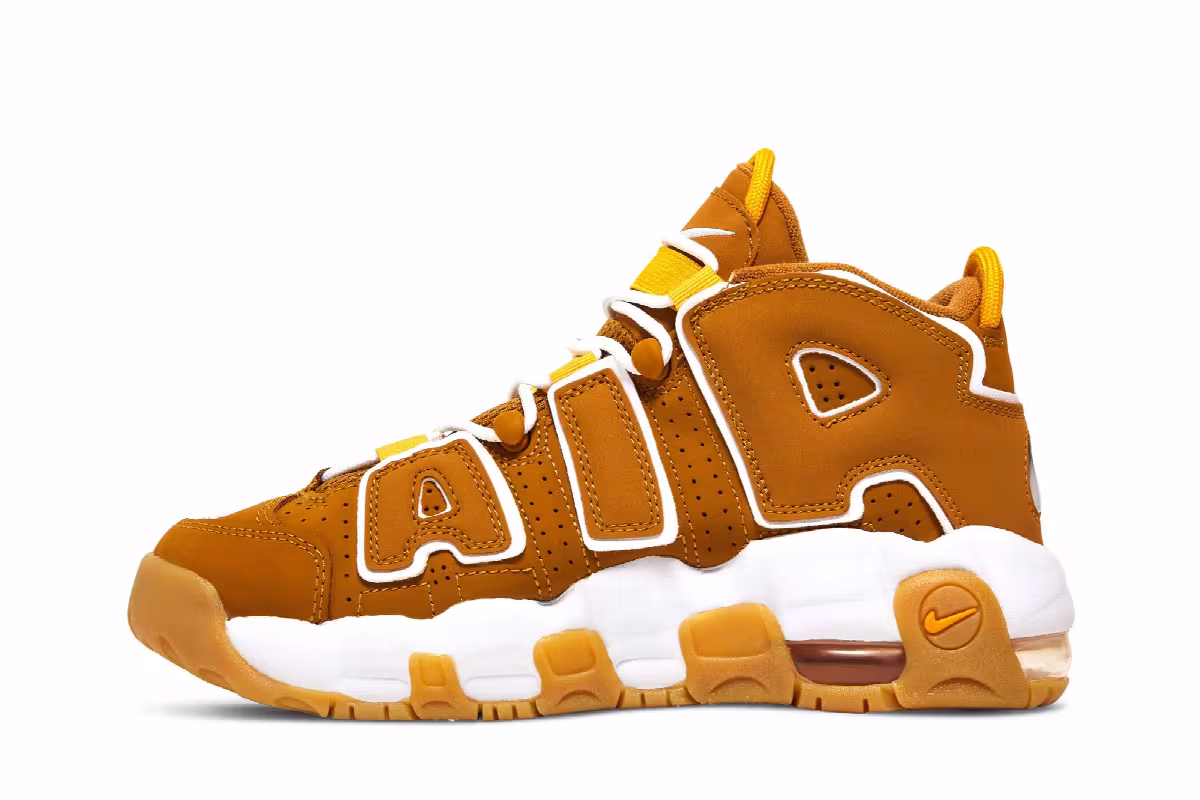 Nike Air More Uptempo GS Wheat, view 4