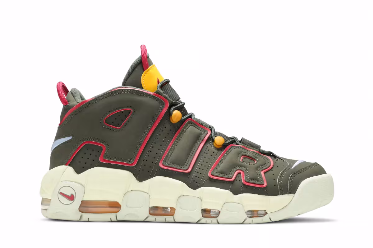 Nike Air More Uptempo Cargo Khaki, view 2