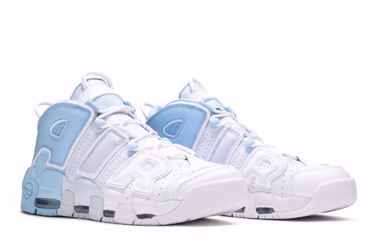 Nike Air More Uptempo Psychic Blue, view 9