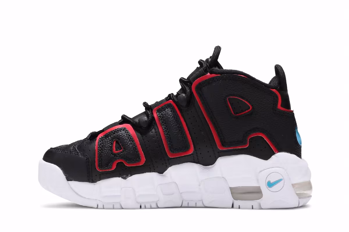 Nike Air More Uptempo GS Bred, view 4