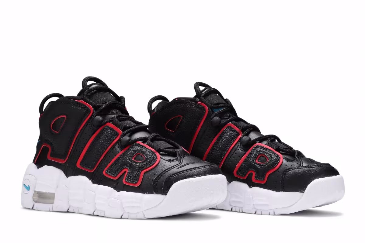 Nike Air More Uptempo GS Bred, view 9
