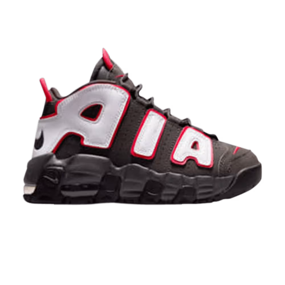 Nike Air More Uptempo PS Medium Ash Siren Red White