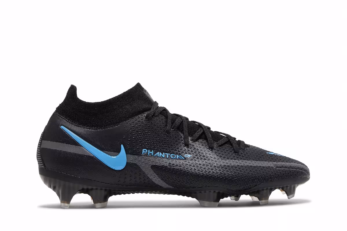 Nike Phantom GT2 DF Elite FG Black Iron Grey, view 2