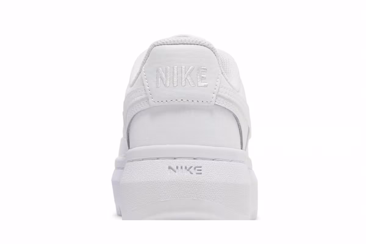 Nike Women's Court Vision Alta Triple White, view 8